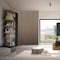 Ejoy Acoustic Slat Wood Wall Cladding Panel With Real Wood Skin Veneer, 94.5in x 24in x 0.8in ACPRW003-GreyWalnut - alternate 2